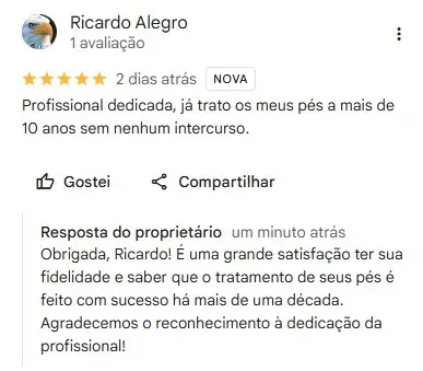 avaliação do perfil google